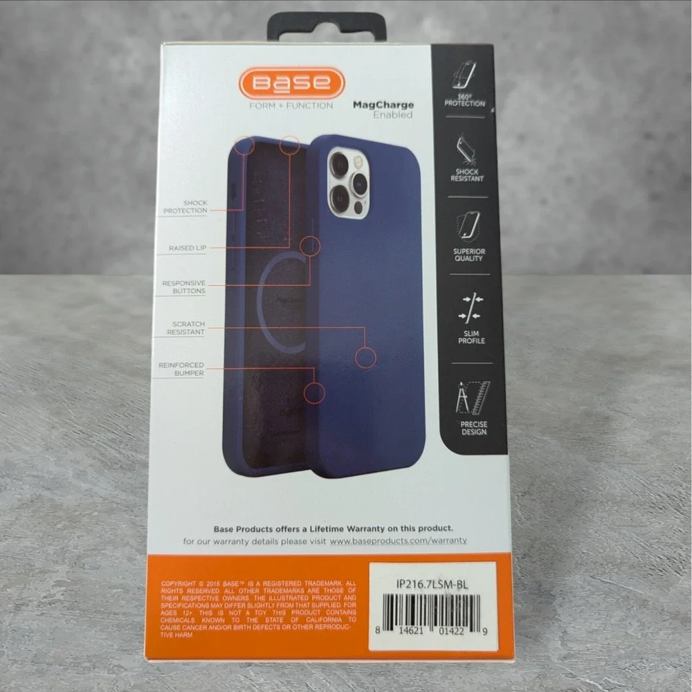 Y6. Base Liquid Silicone Case Apple iPhone 13 Pro Max In Blue